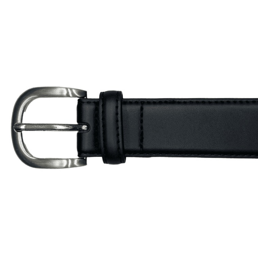 Co-Ed Adult Black Leather Belt