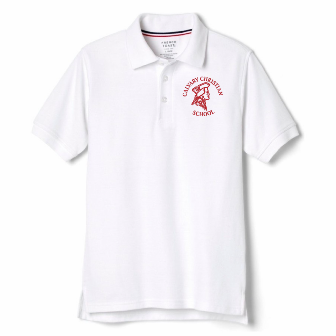 Calvary - Co-Ed Youth / Adult Short Sleeve Pique Polos - K3 - 12th