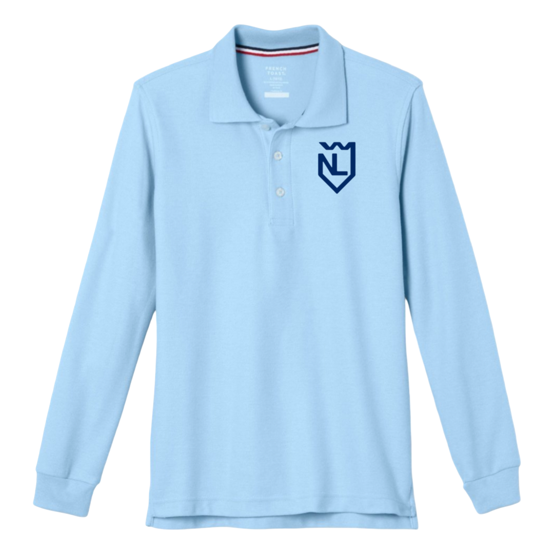 New Life - Co-Ed Youth / Adult Long Sleeve Pique Polo