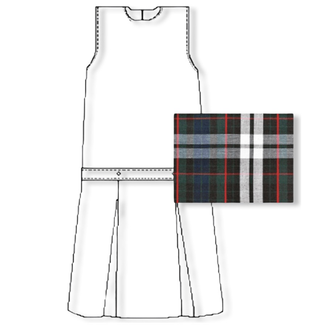 LFDCS - Girl's Poly/Cot Plaid Jumper -P60