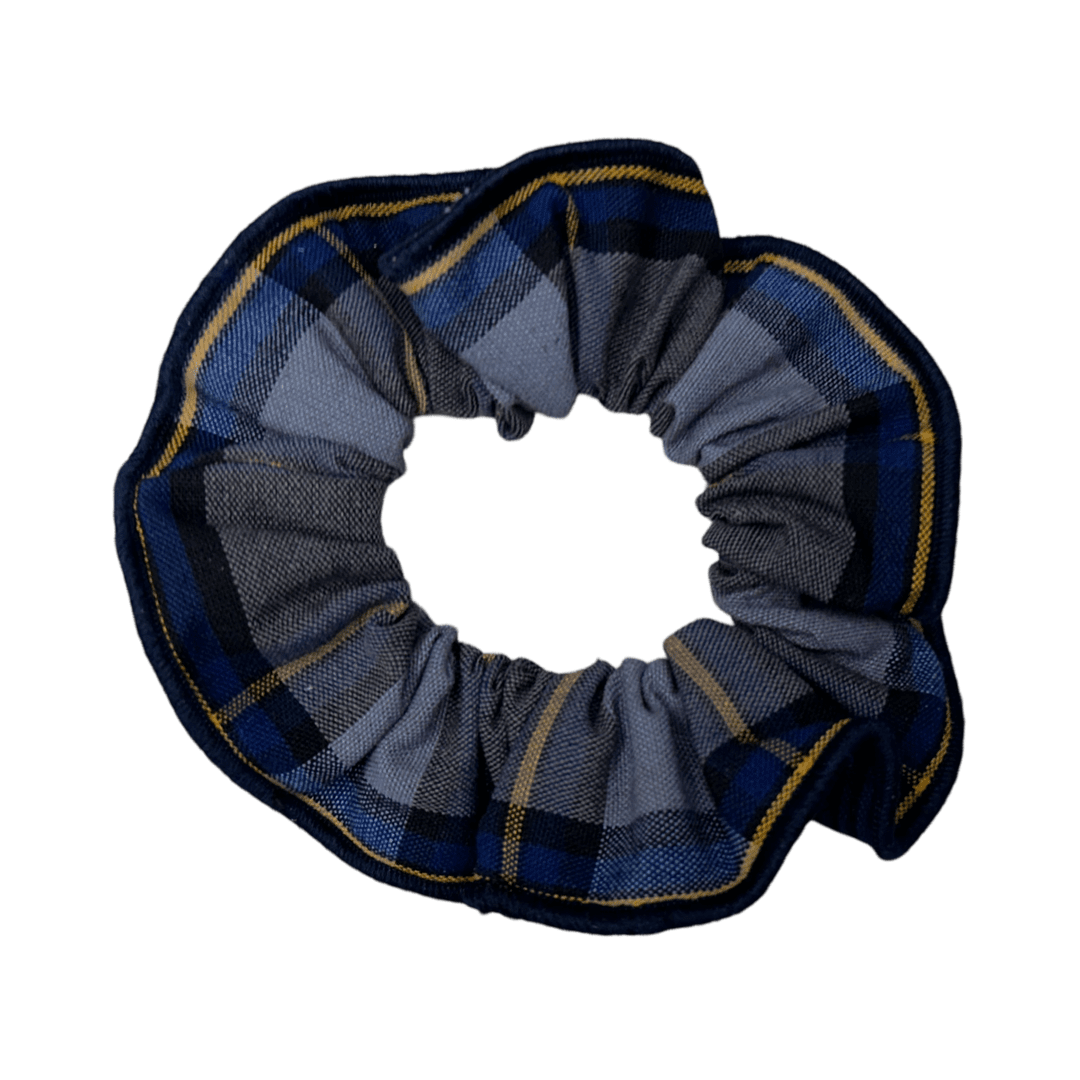 Scrunchie with Merrowed Edge - Plaid P57