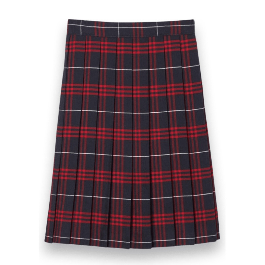 New Life Christian Academy-TX - Girl's / Women's Plaid Pleated Skirt To The Knee