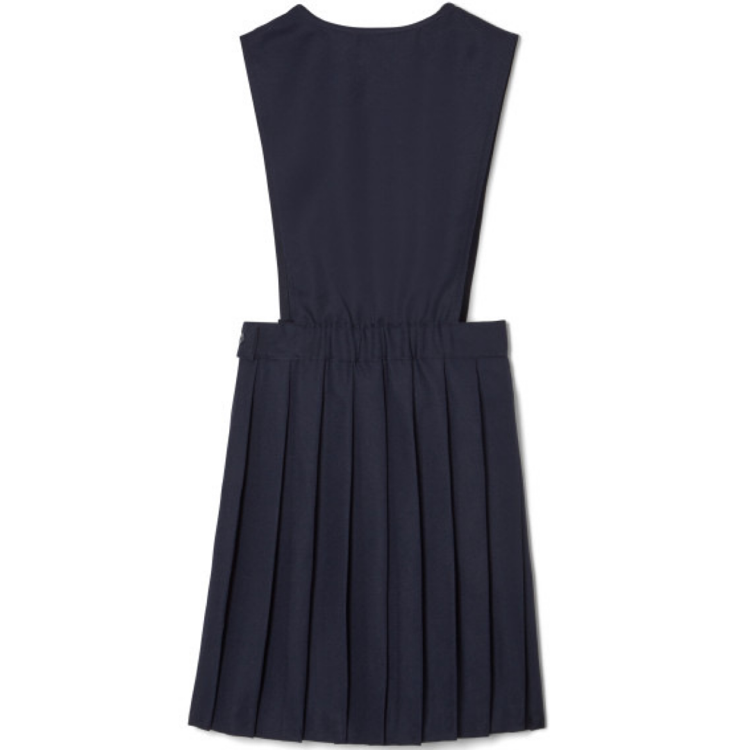 Girl's V-Neck Pleated Jumper