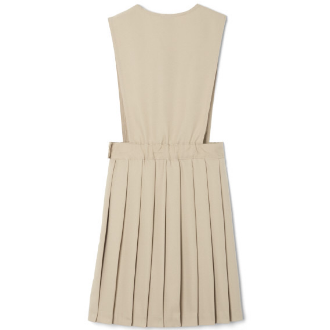 Girl's V-Neck Pleated Jumper