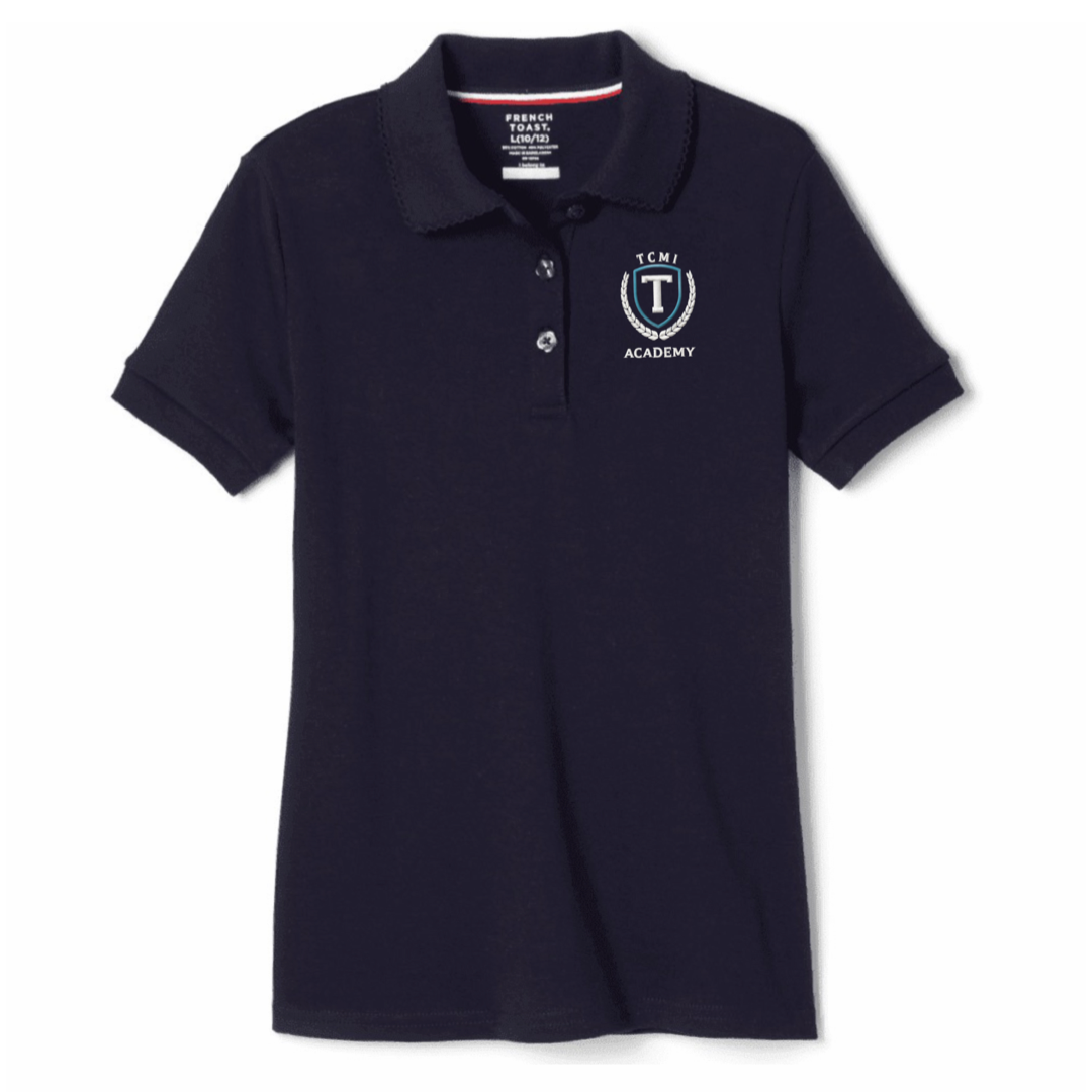 TCMI Academy - Girl's Short Sleeve Picot Collar Polo