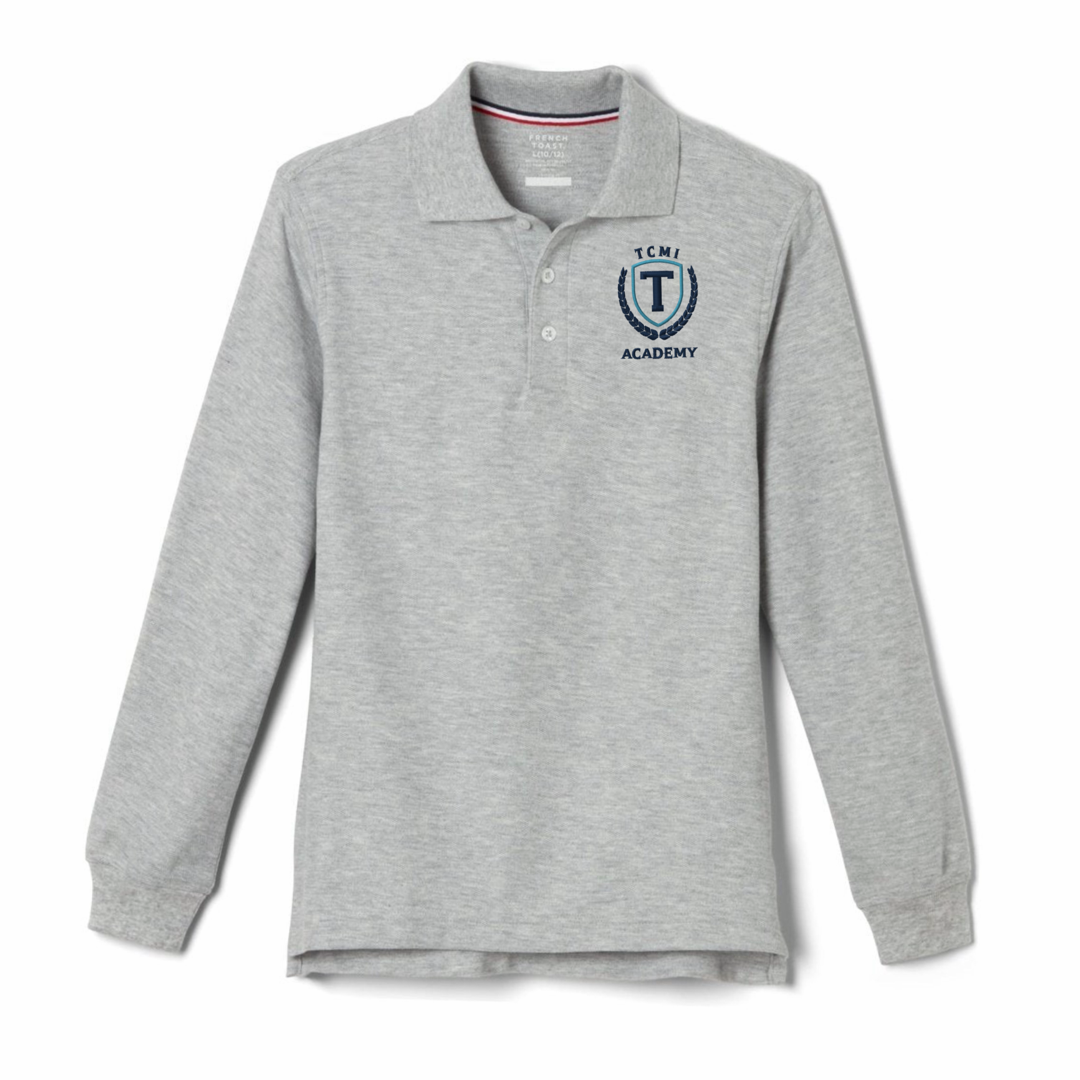 TCMI Academy - Co-Ed Youth / Adult Long Sleeve Pique Polo