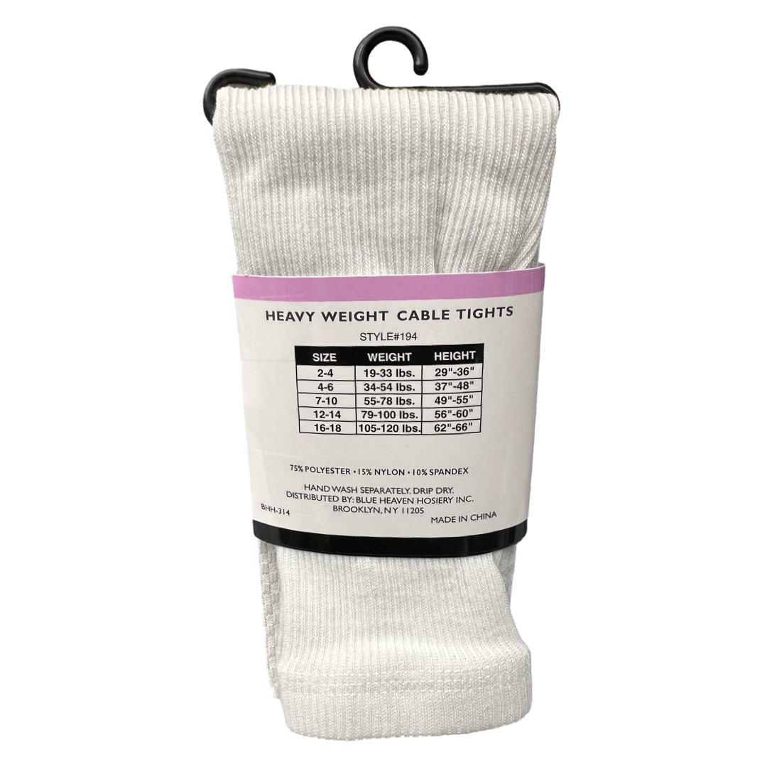 St. Helena Catholic School - Girls Heavy Weight Cable Tights W/ Spandex