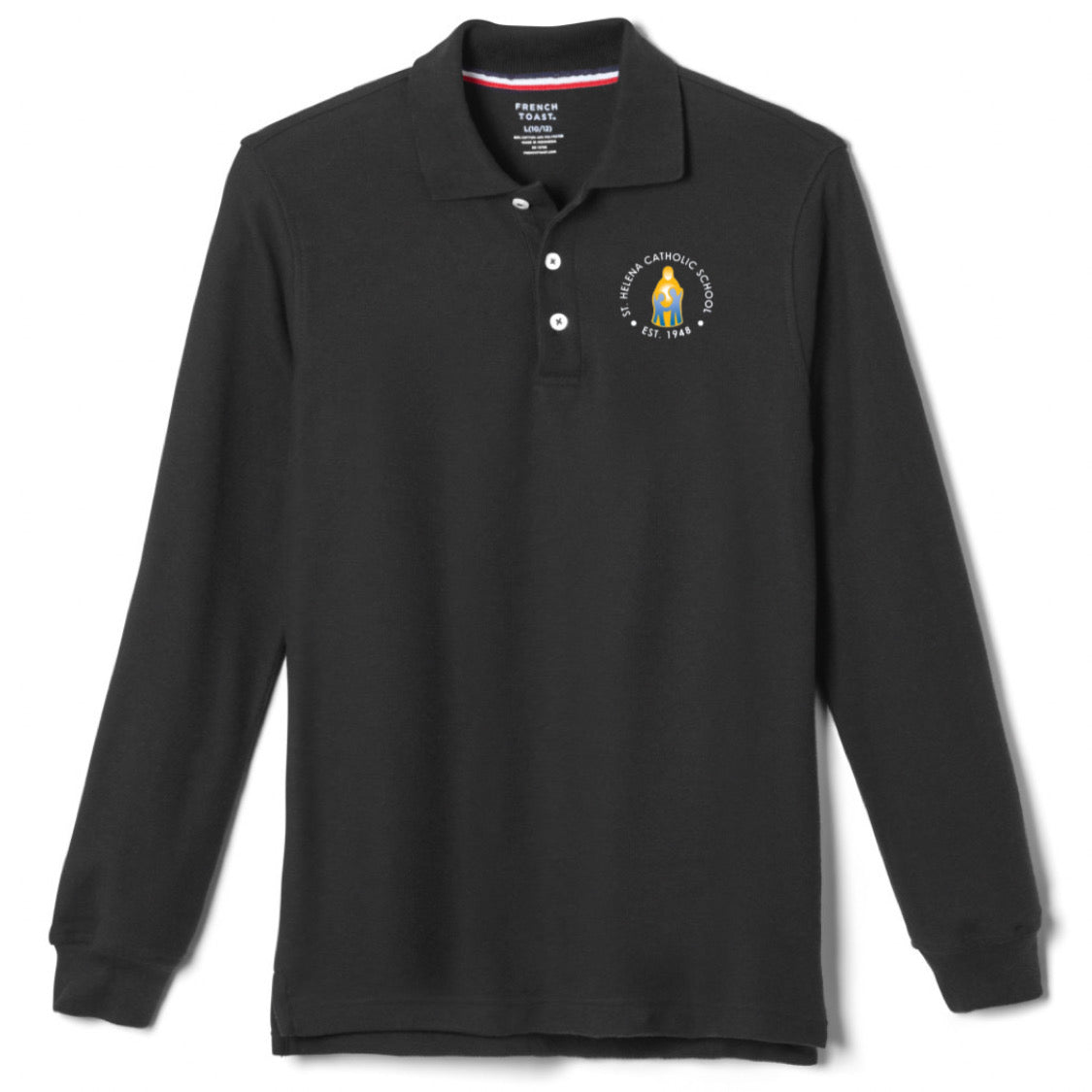St. Helena Catholic School - Co-Ed Long Sleeve Pique Polo - Adults