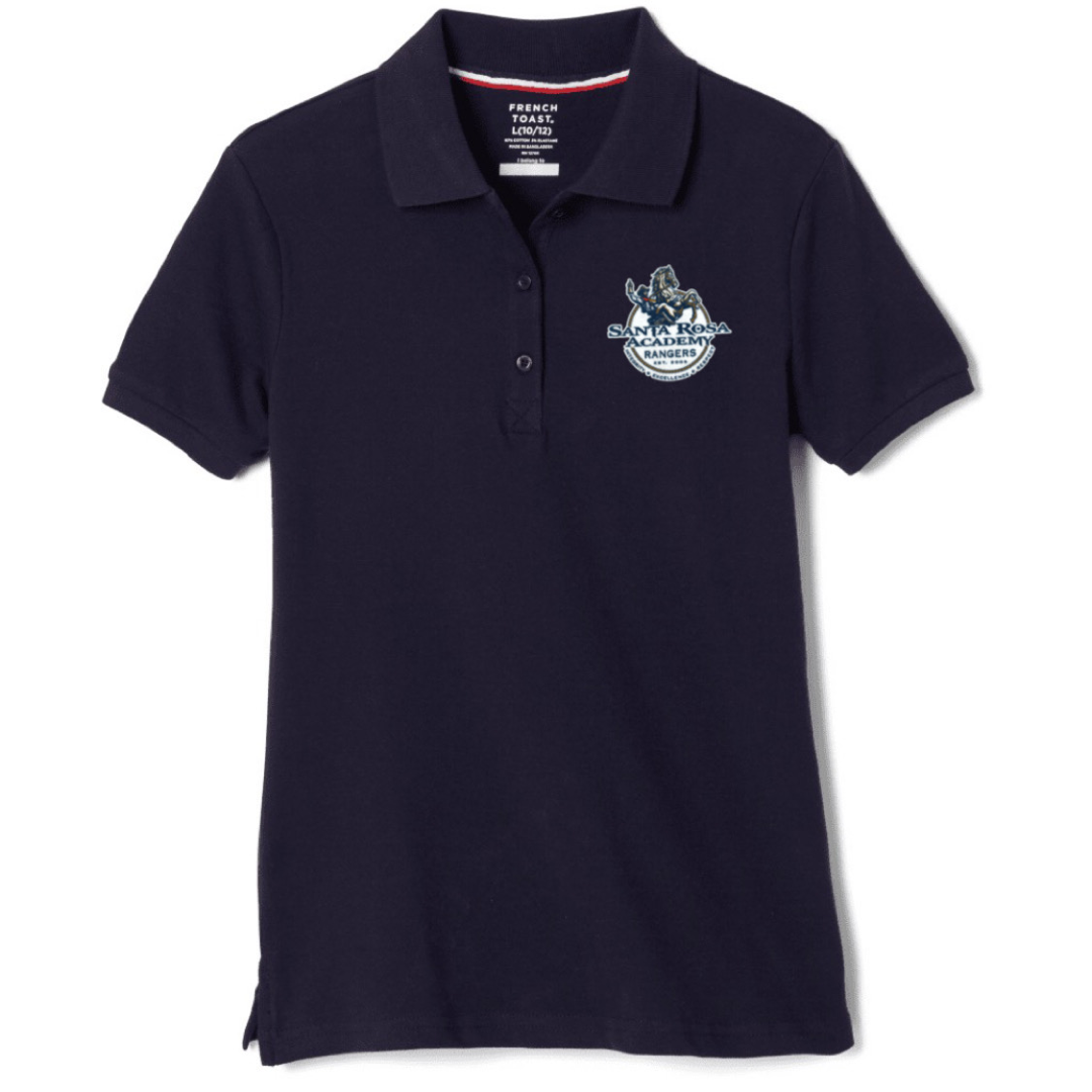 Santa Rosa Academy - Girl's / Young Women's Short Sleeve Stretch Pique Polos
