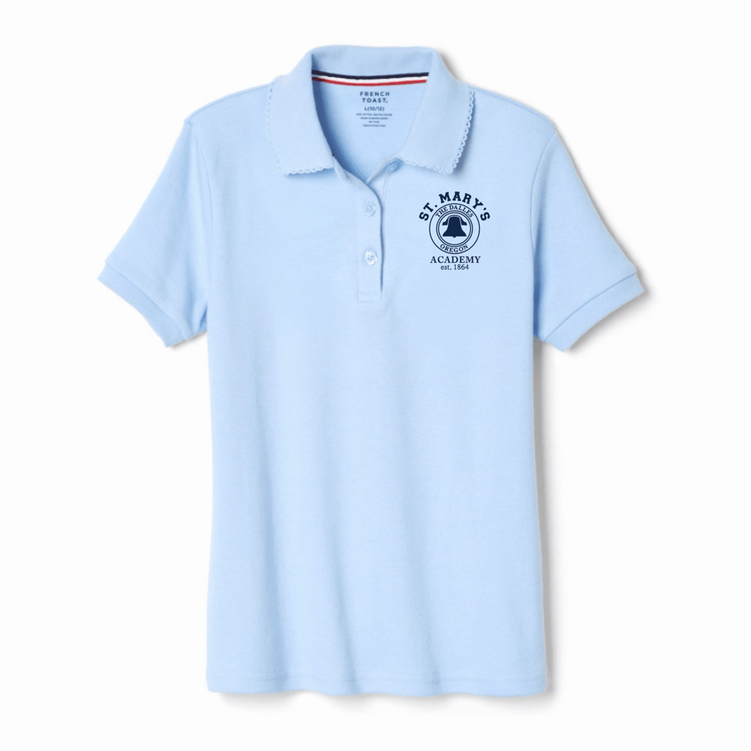 St. Marys Academy - Oregon - Girl's Short Sleeve Picot Collar Polo