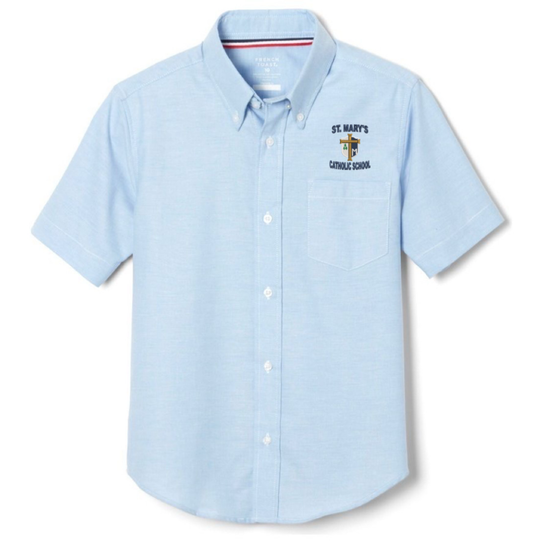 St. Mary's Catholic School -TX- Co-Ed Youth / Adult Short Sleeve Oxford Shirt