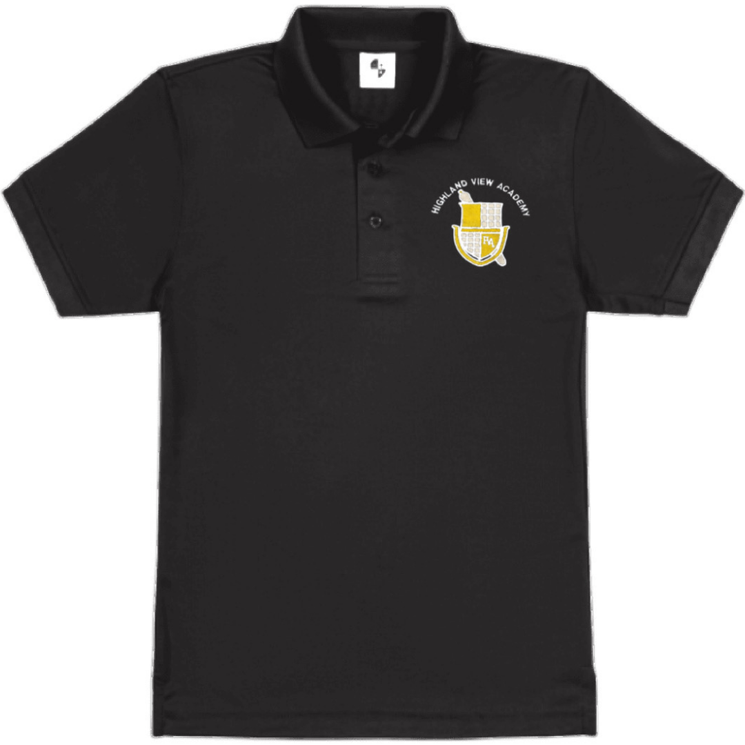 Highland View Academy - Youth / Adult Short Sleeve Performance Polo