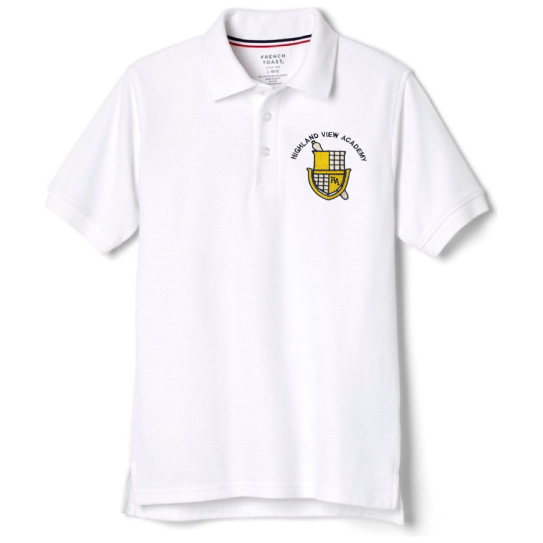 Highland View Academy - Co-Ed Youth / Adult Short Sleeve Pique Polos