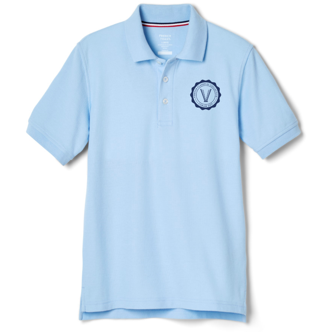 Veritas Classical - AR - Boy's / Young Men's Short Sleeve Pique Polos - All Grades