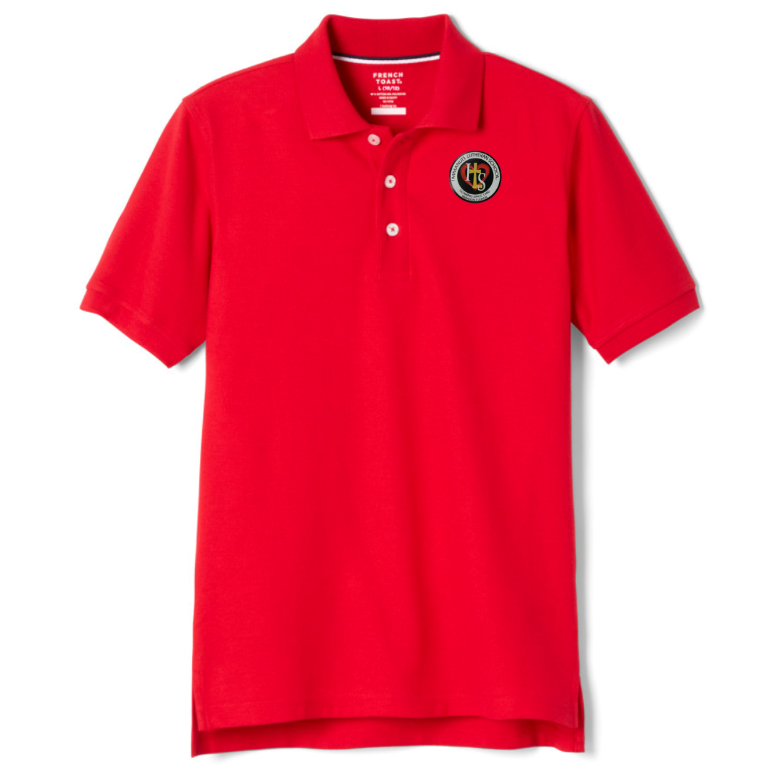Immanuel Lutheran School - Co-Ed Youth / Adult Short Sleeve Pique Polos