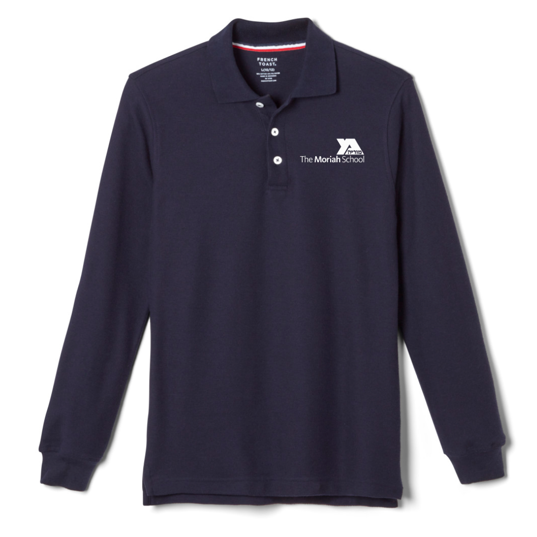 MORIAH - Co-Ed Youth / Adult Long Sleeve Pique Polo