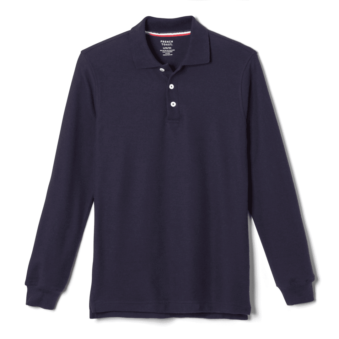 Toddler Long Sleeve Pique Polo