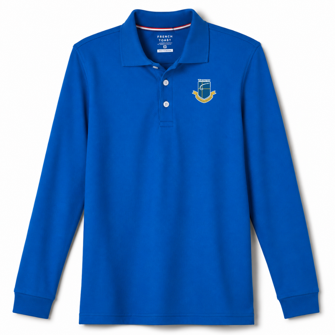 Trinity Classical School - Youth / Adult Co-Ed Long Sleeve Pique Polos