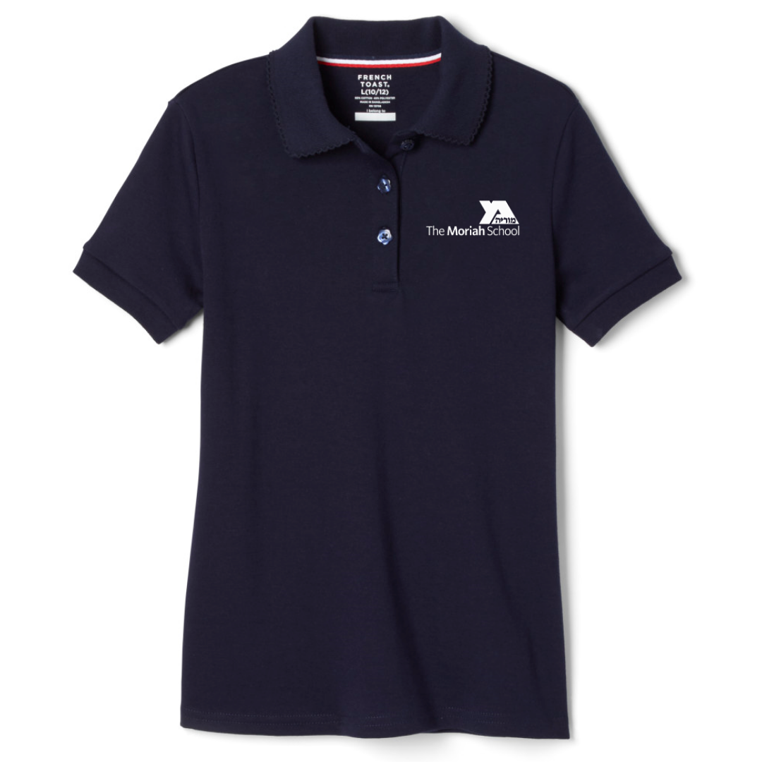 MORIAH - Girl's Short Sleeve Picot Collar Polo