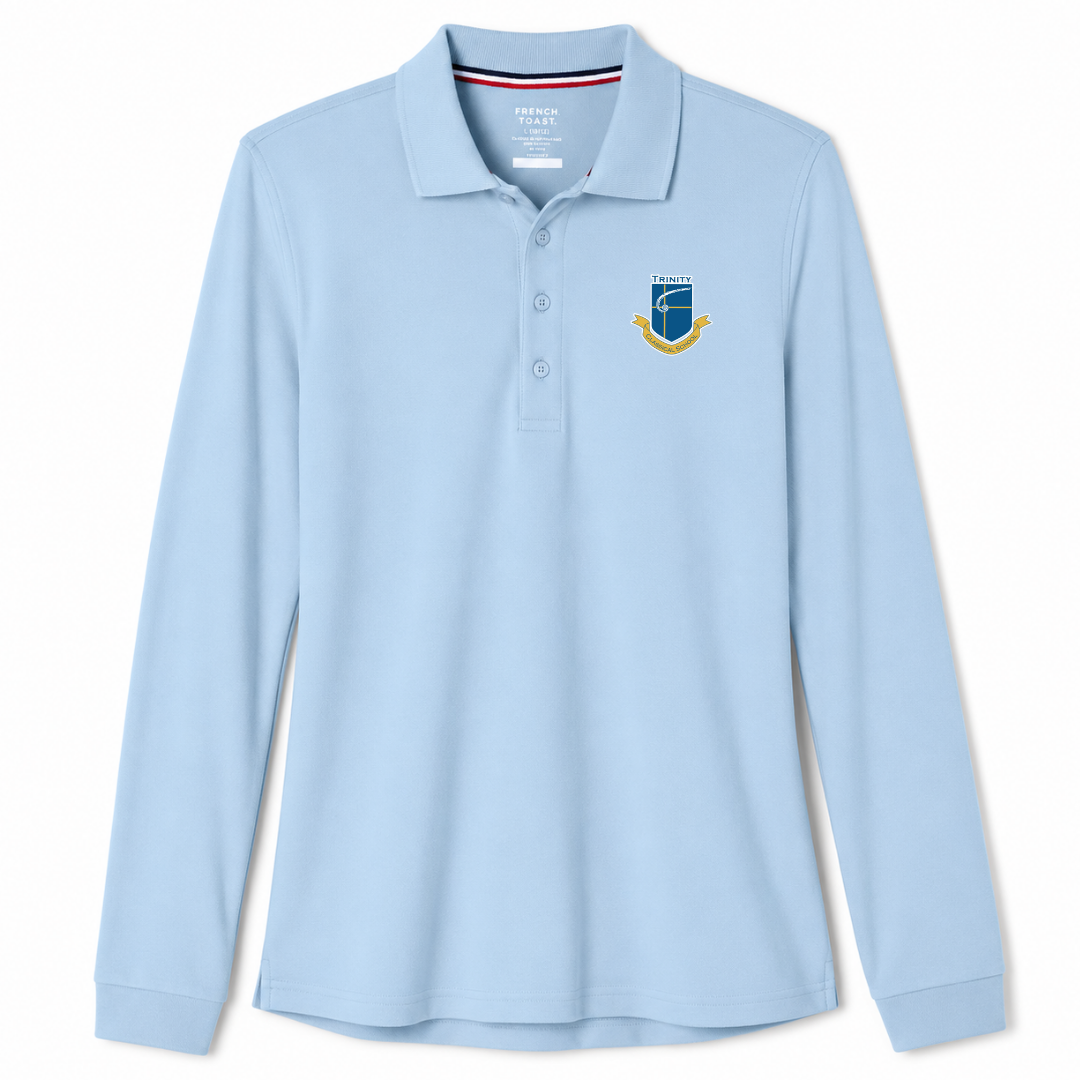 Trinity Classical School - Girl's / Young Women's Long Sleeve Stretch Piqué Polo