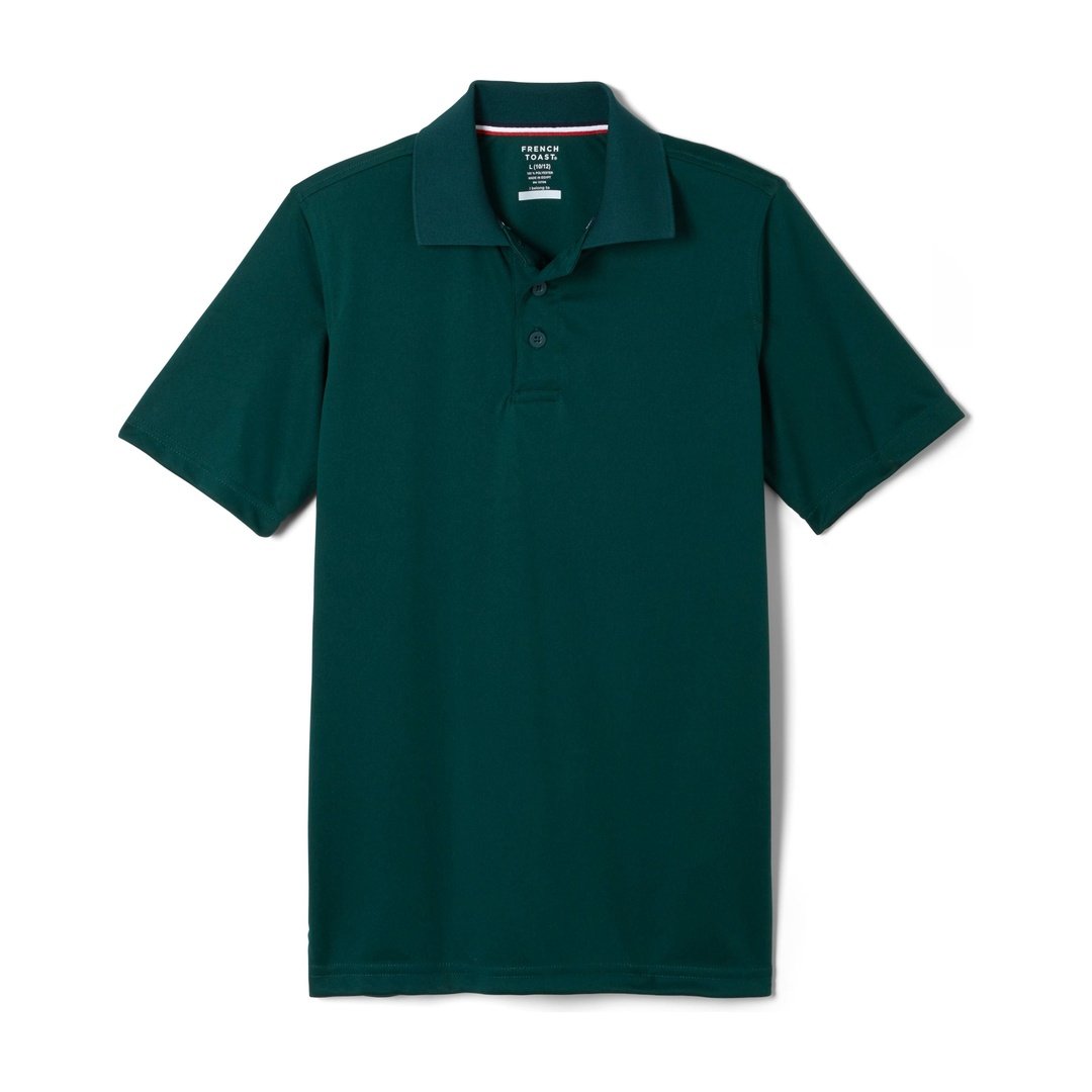 French Toast Short Sleeve Moisture Wicking Polo