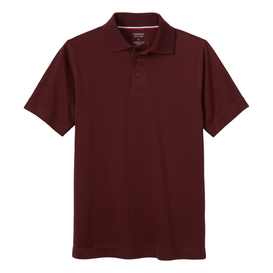 Co-Ed Youth Short Sleeve Moisture Wicking Polo