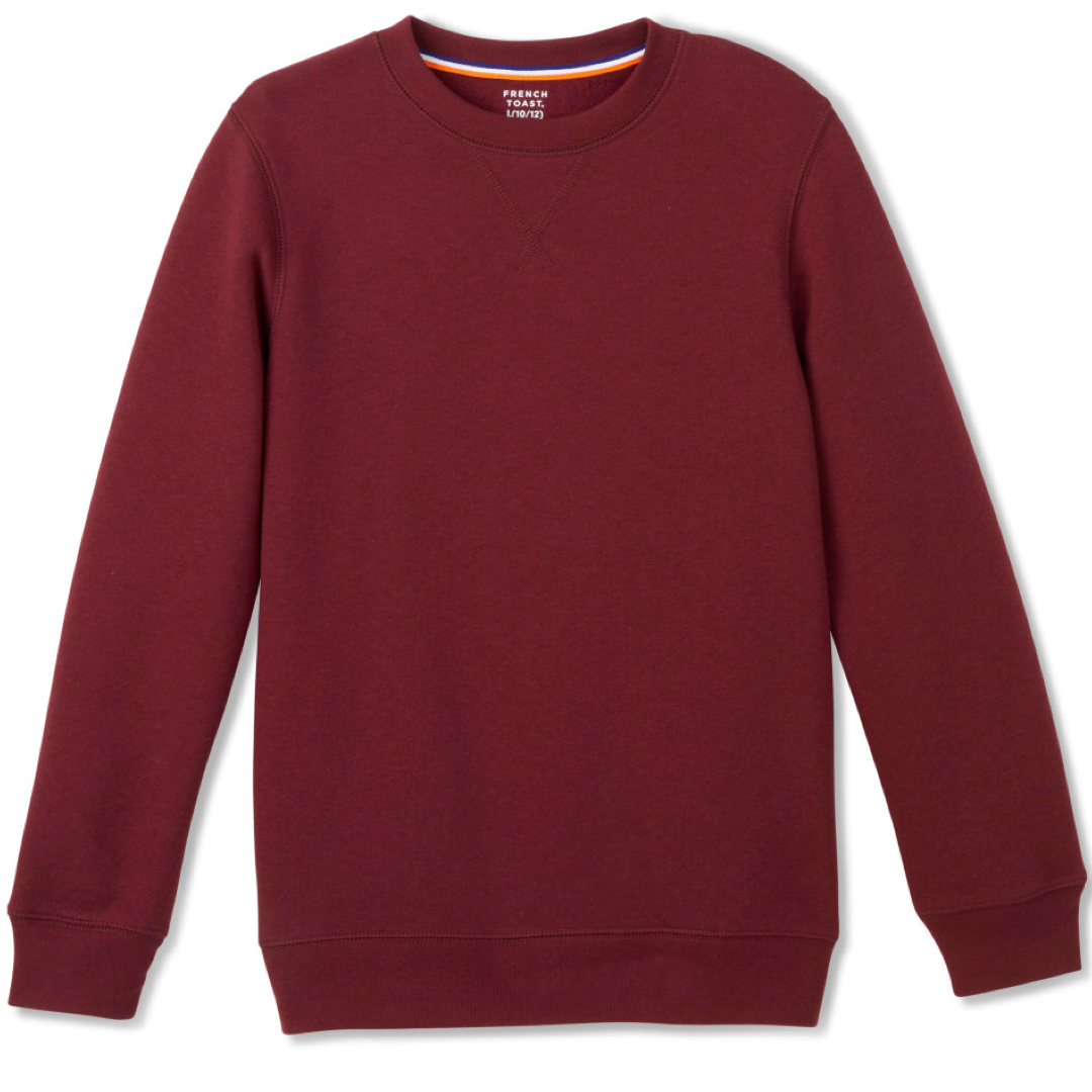 French Toast Adult Co-Ed Crewneck Fleece Sweatshirt