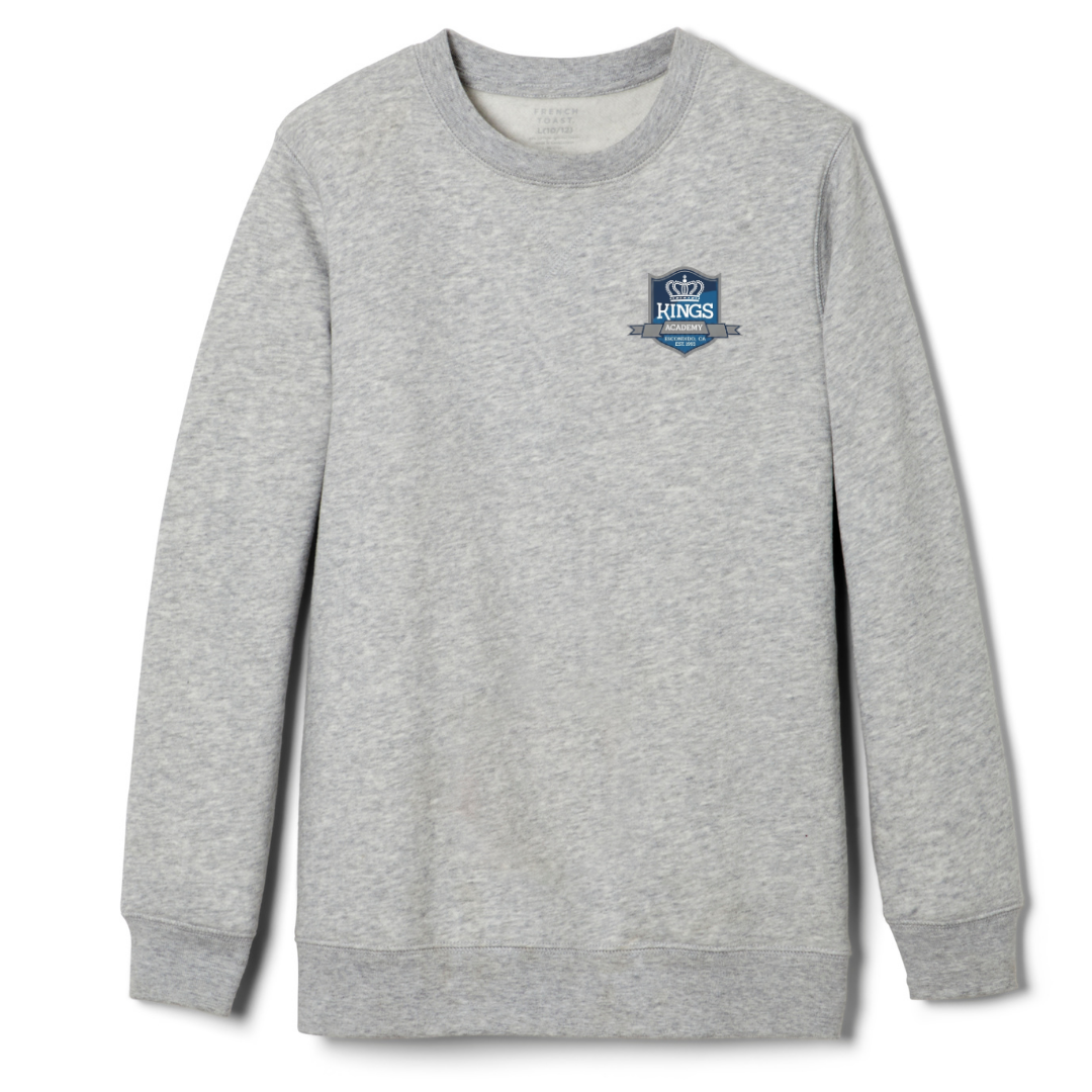 KINGS ACADEMY-CA - Co-Ed Youth / Adult Fleece Crewneck Sweatshirt