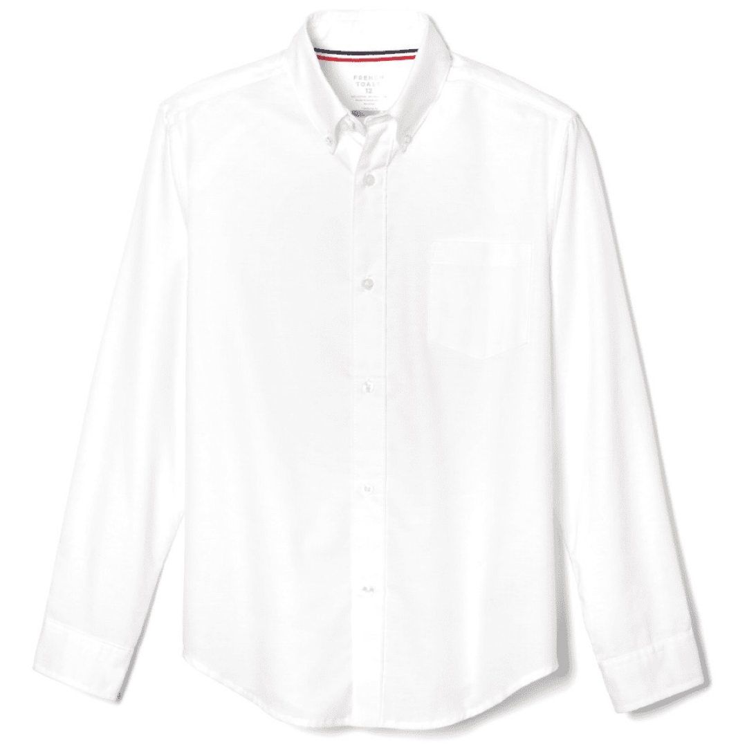 Perfection Learning Academy - Boy's Long Sleeve Oxford Shirt - No Logo