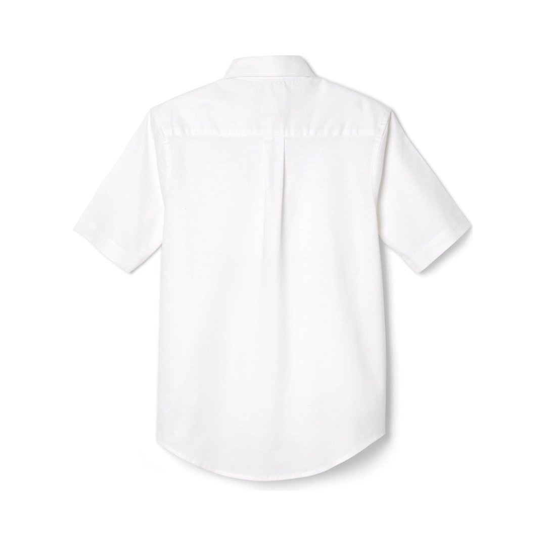 Women's Short Sleeve Oxford Shirt - White