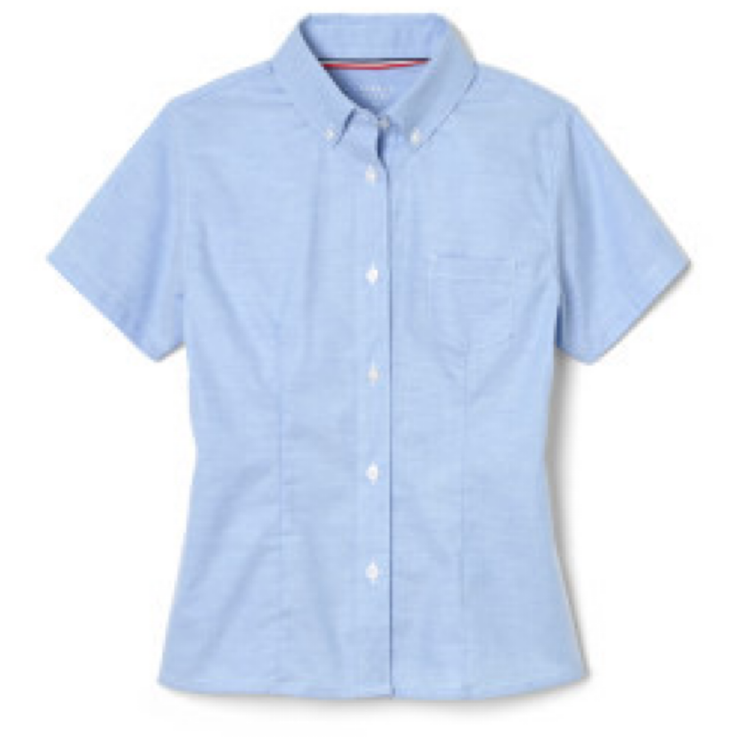 Arete Hall - Girl's / Women's Short Sleeve Oxford Shirt - No Logo