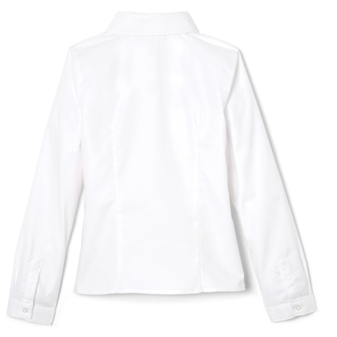 French Toast Girl's Long Sleeve Fitted Oxford Shirt