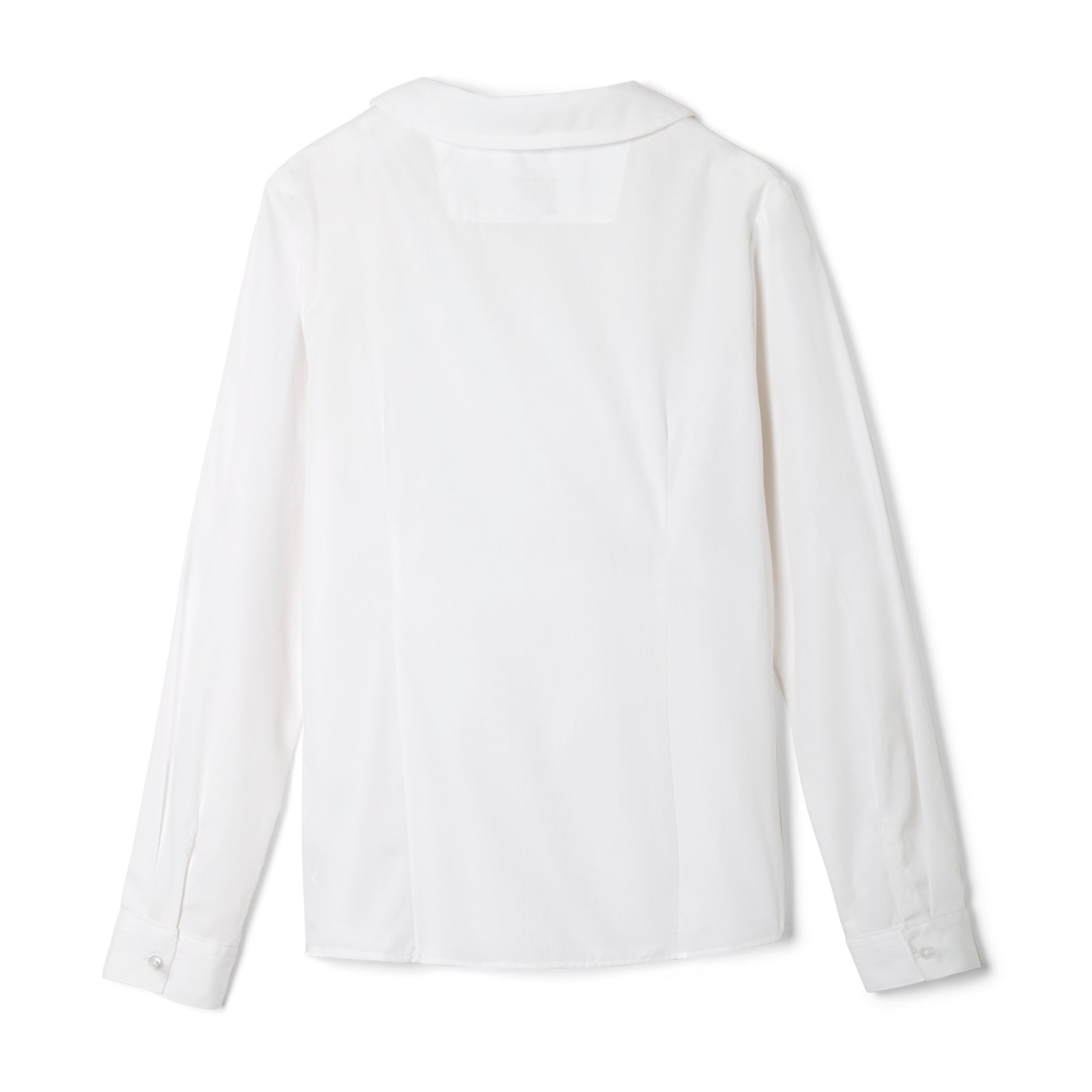 Girl's Plus Long Sleeve Peter Pan Blouse