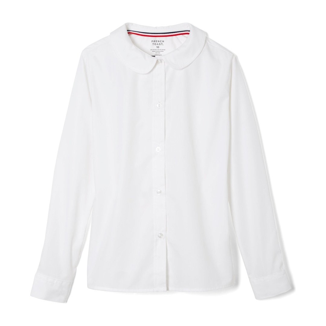 Brockton Area SDA - Girls' Long Sleeve Peter Pan Blouse - No Logo