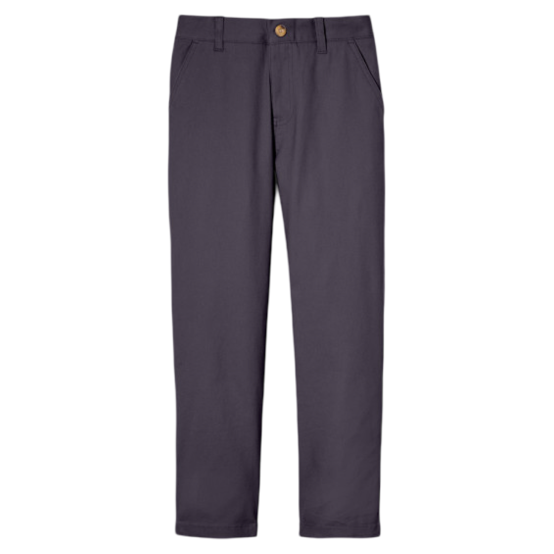 Men's Straight Fit Stretch Chino Pants - Grey