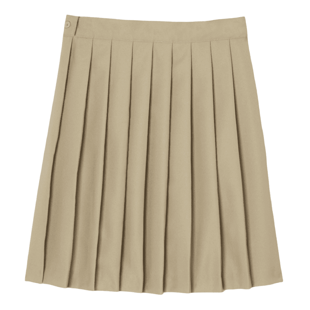 Highland View Academy - Girl's / Women's Pleated At The Knee Skirt