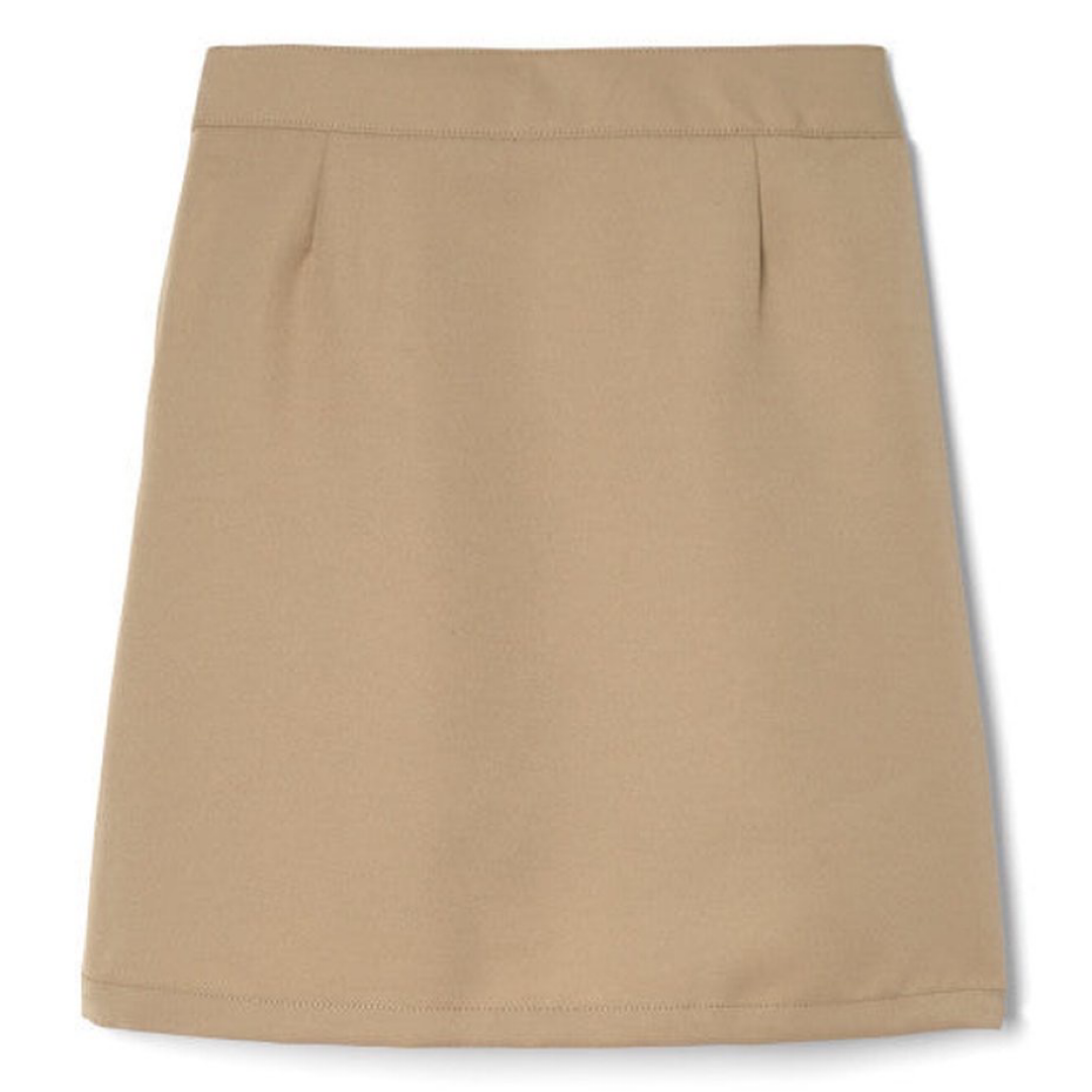 TCMI Academy - Girl's / Women's 2 Tab At The Knee Front Pleat Skirt