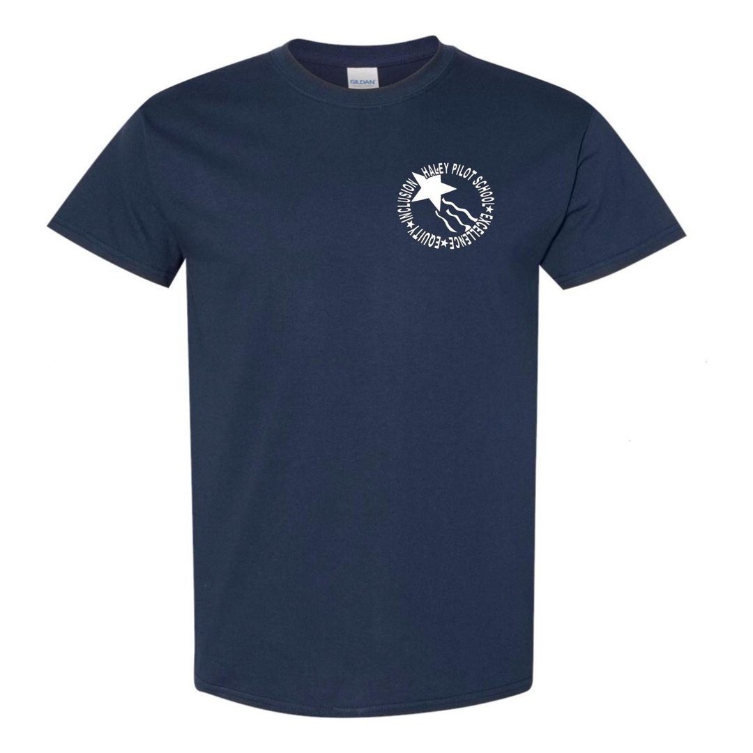 Haley Pilot Grades K-8 Navy T-Shirt - Adult