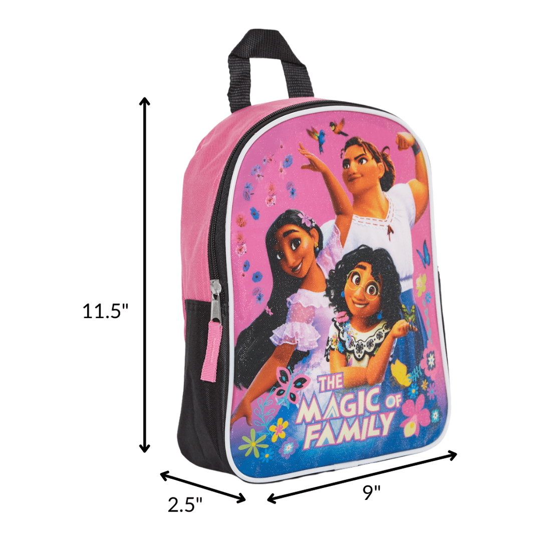 Princess Girl's Tiana 16 Backpack w/ Detachable Lunch Box