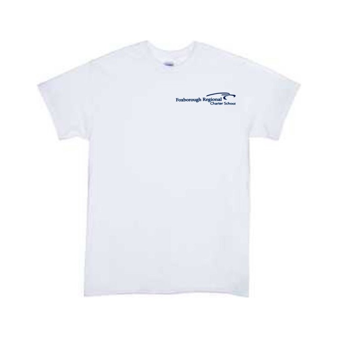 Foxborough Regional Charter Adult Gym Shirt - Screen Printed - Boston School Uniform