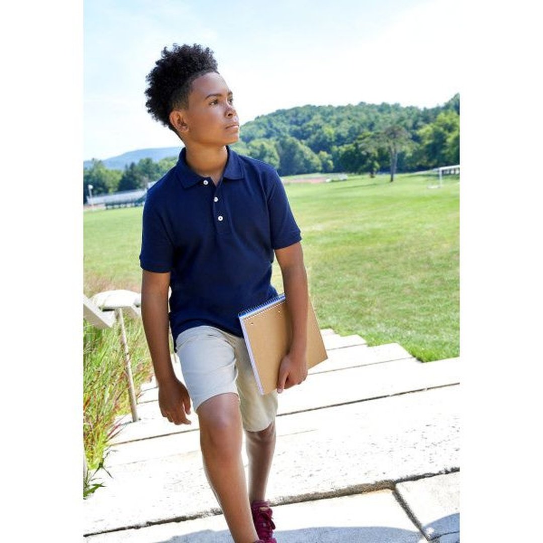 Short Sleeve Pique Polo