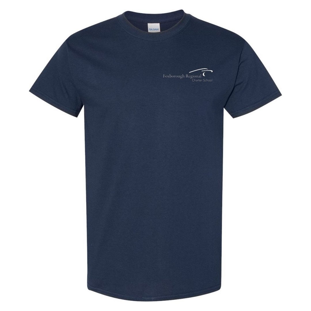 Foxborough Regional Charter Adult Gym Shirt - Screen Printed - Boston School Uniform