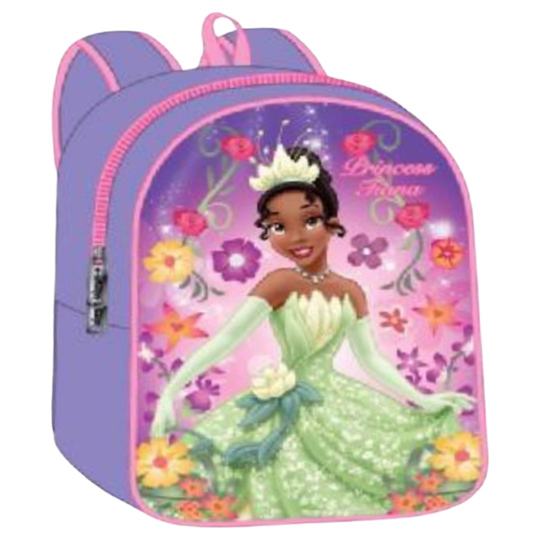 Princess Girl's Tiana 16 Backpack w/ Detachable Lunch Box