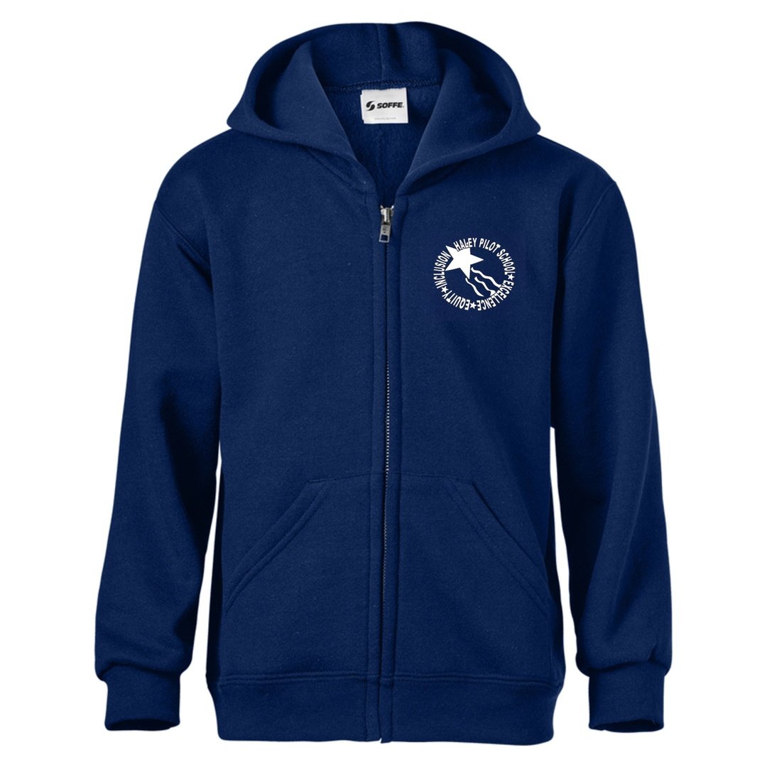 Haley Pilot Grades K-8 Navy Hoodie - Kids