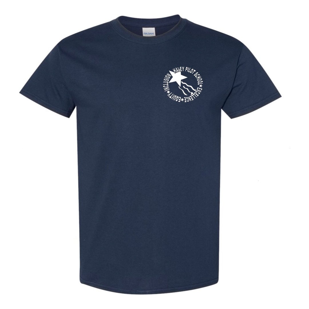 Haley Pilot Grades K-8 Navy T-Shirt - Adult