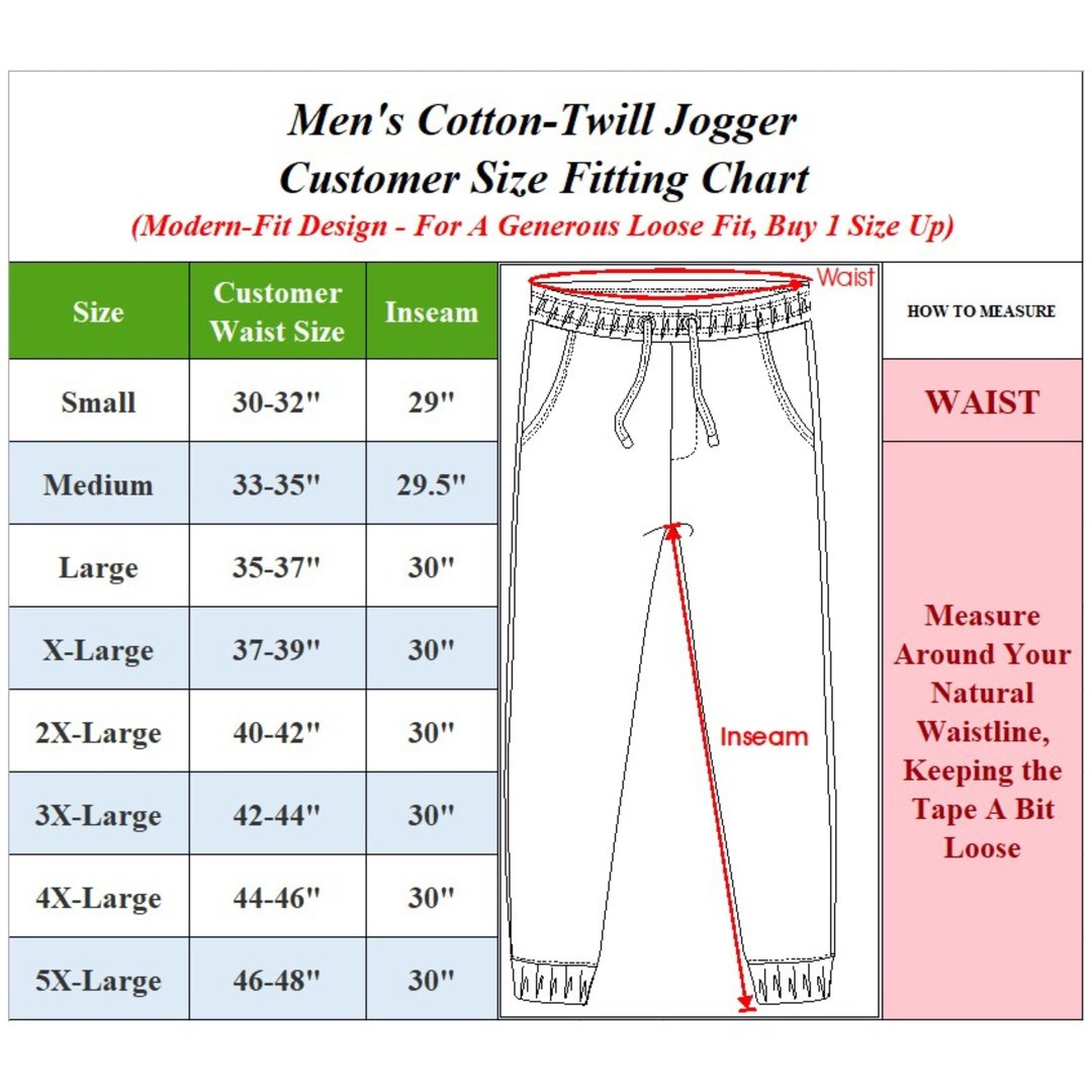 Mens Basic Stretch Jogger