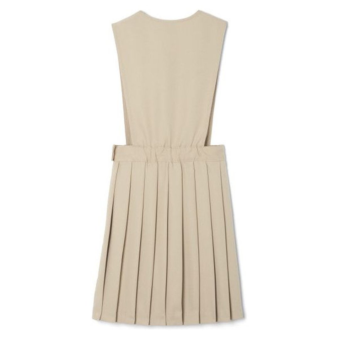 Toddler V-Neck Pleated Jumper