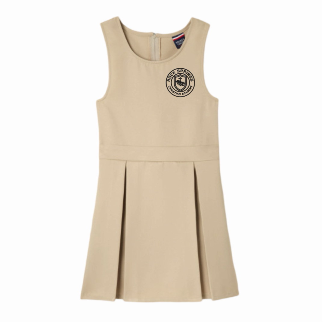 Rock Springs Christian Academy - Girl's Box Pleat Jumper