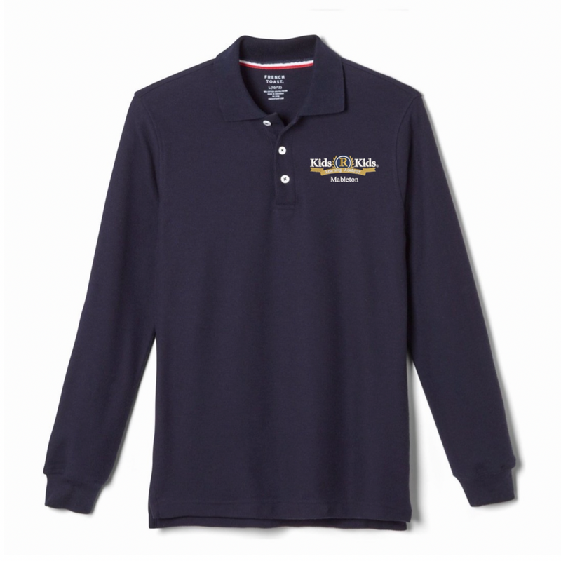 Kids R Kids Mableton -  Boy's Youth / Adult Long Sleeve Pique Polos