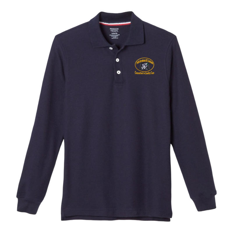 Faith Academy - Co-Ed Youth Long Sleeve Pique Polo